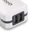Tooq Cargador de Pared 2x USB 2.0 - Tecnologia AI - Color Blanco - Imagen 2