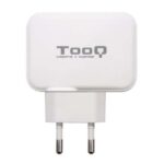 Tooq Cargador de Pared USB 2.0, USB-C - Color Blanco - Imagen 3
