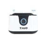 Tooq Docking Station USB 3.0 - HDD/SSD 2.5", 3.5" SATA I,II,III - Boton de Clonacion - Copia de Seguridad - Color Blanco/Negro - Imagen 2