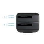 Tooq Docking Station USB 3.0 - HDD/SSD 2.5", 3.5" SATA I,II,III - Boton de Clonacion - Copia de Seguridad - Color Blanco/Negro - Imagen 4