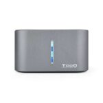 Tooq Docking Station USB 3.0/3.1 Gen 1 - HDD/SSD 2.5", 3.5" SATA - Boton de Clonacion - Color Gris/Negro - Imagen 2