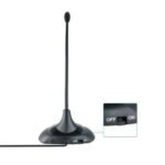 Tooq Microfono de Escritorio Flexible Omnidireccional - Interruptor On/Off - Cable de 2m - Jack 3.5mm - Color Negro - Imagen 3
