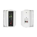 Tooq Altavoces Autoamplificados de Pared 60W - Control de Volumen, Agudos y Bajos - Soporte Giratorio 180º - Color Blanco - Imagen 2