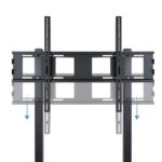 Tooq Soporte de Pantalla de Suelo con Ruedas 37"-100" - Bloqueo de Ruedas - Dos Estantes - Peso Max 150Kg - VESA 800X600mm - Color Negro - Imagen 5
