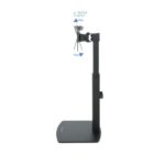 Tooq Soporte de Mesa para Monitor de 17"-32" - Regulacion de Altura por Piston de Gas - Gestion de Cables - Peso Max 7Kg - VESA 100X100mm - Color Negro - Imagen 5
