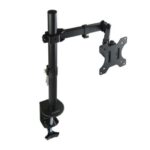 Tooq Soporte de Mesa con Brazo Articulado para Monitor de 13"-32" - Giratorio e Inclinable - Gestion de Cables - Peso Max 8kg - VESA 100x100mm - Color Negro - Imagen 3