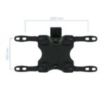 Tooq Soporte de Pared con Brazo para TV de 13"-42" - Giratorio e Inclinable - Gestion de Cables - Peso Max 20kg - VESA 200x200mm - Color Negro - Imagen 4