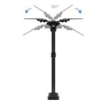 Tooq Soporte de Pared con Brazo Articulado para TV de 13"-42" - Giratorio e Inclinable - Gestion de Cables - Peso Max 20kg - VESA 200x200mm - Color Negro - Imagen 3