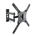 Tooq Soporte de Pared con Brazo Articulado para TV de 23"-55" - Giratorio e Inclinable - Gestion de Cables - Peso Max 30kg - VESA 400x400mm - Color Negro - Imagen 2