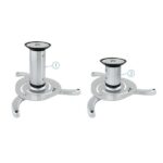 Tooq Soporte Universal de Techo para Proyector - Inclinable y Giratorio - Peso Max 10Kg - Color Plata - Imagen 2