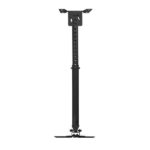 Tooq Soporte de Techo para Proyector - Inclinable y Giratorio - Apto para Techos Inclinados - Peso Max 20Kg - Color Negro - Imagen 2