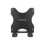 Tooq Soporte VESA para Mini PC - 4 Opciones de Instalacion - Peso Max 5kg - VESA 100x100 - Color Negro - Imagen 2