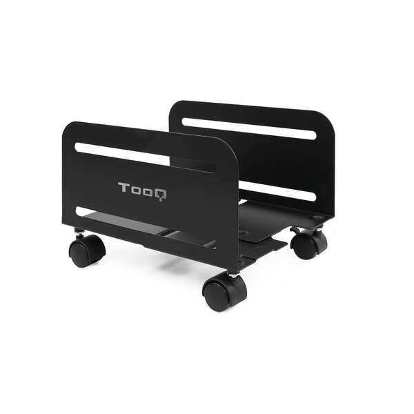 143194_1 Tooq Soporte de Suelo con Ruedas para CPU de 119-209mm de Ancho - Peso Max 10kg - Color Negro - Imagen 1