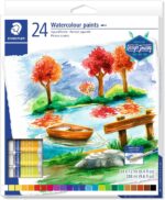 Pack de 24 Tubos de Acuarela 12ml - Colores Brillantes - Usar en Papel Acuarela o Cartulina - Colores Surtidos