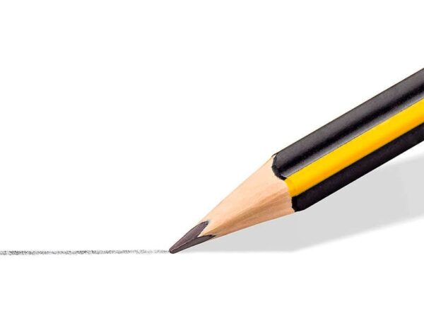 Staedtler Noris 183 Lapiz de Grafito Triangular - Mina HB Ultrarresistente de 2mm - Madera de Bosques Sostenibles - Imagen 3