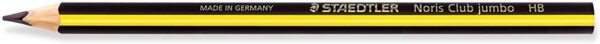 Staedtler Noris 119 Jumbo Lapiz de Grafito Triangular - Mina HB2 Ultrarresistente de 4mm - Madera de Bosques Sostenibles - Imagen 2