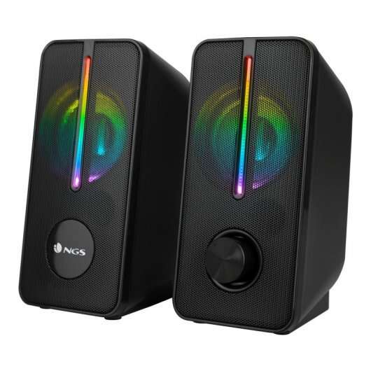143549_1 NGS Gaming GSX-150 Altavoces USB 2.0 12W - Iluminacion LED RGB - Conexion Jack 3.5mm - Controles en Altavoz - Imagen 1