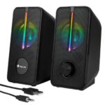NGS Gaming GSX-150 Altavoces USB 2.0 12W - Iluminacion LED RGB - Conexion Jack 3.5mm - Controles en Altavoz - Imagen 3