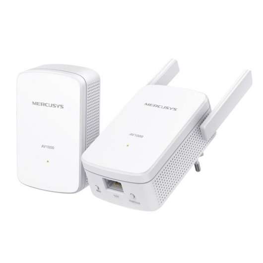 150589_1 Mercusys MP510 Kit WiFi Powerline AV1000 Gigabit - 1000Mbps - Alcance hasta 300m - Gigabit Ethernet - Imagen 1