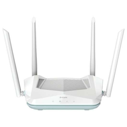 156665_1 D-Link Eagle Pro AI AX1500 WiFi 6 Smart Router Doble Banda - Hasta 1200Mbps - 3 Puertos RJ45 10/100 Mbps - Control de Voz con Google/Alexa - 4 Antenas Externas - MU-MIMO y OFDMA - Imagen 1