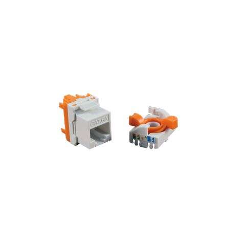 157025_1 Cromad Conector Hembra RJ45 Cat.6 UTP Rotativo 180º - Sin Herramientas - Imagen 1