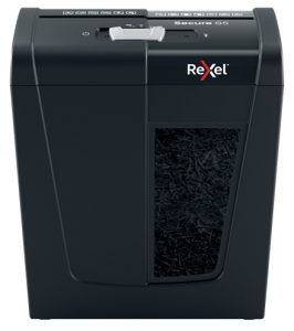 Destructora de Papel Manual Rexel Secure S5 Corte en Tiras - Destruye hasta 5 Hojas - 10L