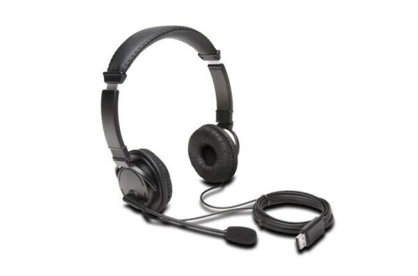 Kensington Auriculares HiFi USB con Microfono - Sonido Estereo - Gran Comodidad - Supresion de Ruido - Cable USB de 1.82m - Imagen 3