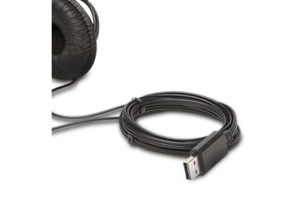 Kensington Auriculares HiFi USB con Microfono - Sonido Estereo - Gran Comodidad - Supresion de Ruido - Cable USB de 1.82m - Imagen 5