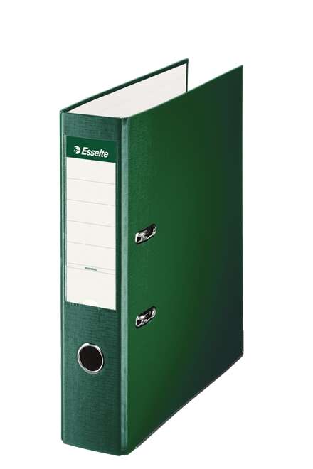 158760_1 Esselte Archivador de Palanca Formato Folio - Lomo 75mm - Capacidad para 500 Hojas - Color Verde - Imagen 1