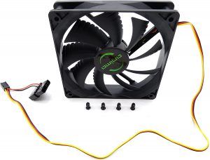 Ventilador 120mm Tacens Anima AF12 - Carcasa y Aspas Negras - Velocidad Max. 1200rpm - Imagen 4