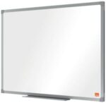 Nobo Essence Pizarra Magnetica de Acero 600x450mm - Marco de Aluminio Anodizado - Bandeja para Rotuladores - Color Blanco - Imagen 2
