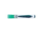 Nobo Pack de 10 Rotuladores para Pizarra Blanca - Punta Redonda 3mm - Tinta Liquida - Ventana para Ver el Nivel de Tinta - Color Verde - Imagen 3