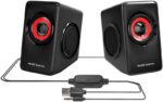 Mars Gaming MS1 Altavoces 2.0 10W USB, Jack 3.5mm - 6 Drivers de Sonido: 2 Activos y 4 Pasivos - Control de Volumen - Imagen 3