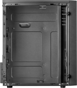 Caja Minitorre Micro ATX, Mini-ITX - Panel Lateral Acrílico - Iluminación RGB - Tamaño HDD 2.5", 3.5" - USB-A 3.0, USB-A 2.0 y Audio - 1 Ventilador 80mm Incluido - Imagen 3