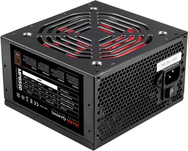 Fuente de Alimentación MPB550 80 Plus Bronze 550W ATX - PFC Activo - Ventilador 120mm - Imagen 2