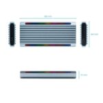 Tooq Shinobi Carcasa Externa SSD M.2 NGFF/NVMe USB-A 3.1 Gen2 RGB - Imagen 2