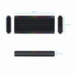 Tooq Shinobi Carcasa Externa SSD M.2 NGFF/NVMe USB-C 3.1 Gen2 RGB - Imagen 2