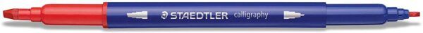 Staedtler 3005 Pack de 12 Rotuladores de Doble Punta para Caligrafia - Colores Surtidos - Imagen 2