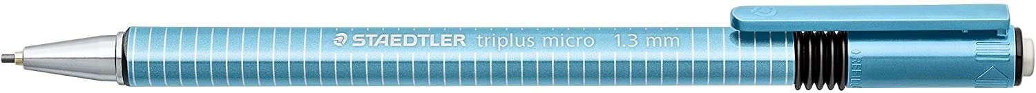 164210_1 Staedtler Triplus Micro 774 Portaminas - Ancho de Linea 1.3mm - Punta Retractil - Diseño Ergonomico - Color Azul Claro - Imagen 1