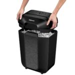 Fellowes LX70 Destructora de Papel Manual 18L - Destruye hasta 11 Hojas - Particulas de 4x40mm - Nivel de Seguridad Din P-4 - Bloqueo de Seguridad - Color Negro - Imagen 5