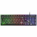 Pack 4 en 1 USB con Iluminación RGB Teclado Tecnología Hibrida H-Mech, Antighosting + Ratón 10000dpi + Auriculares con Micrófono + Alfombrilla 800x300x4mm - Imagen 2