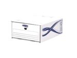 Fellowes Bankers Box Basic Pack de 5 Cajones Archivadores - Carton Reciclado Certificacion FSC - Imagen 2