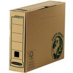 Caja de Archivo Definitivo A4 80mm - Montaje Manual - Cartón Reciclado Certificación FSC - Color Marrón