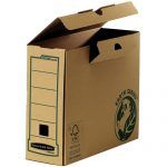 Caja de Archivo Definitivo A4 100mm - Montaje Manual - Carton Reciclado Certificacion FSC - Color Marron - Imagen 2
