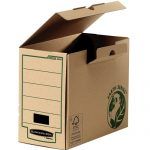 Caja de Archivo Definitivo A4 150mm - Montaje Manual - Cartón Reciclado Certificación FSC - Color Marrón - Imagen 2