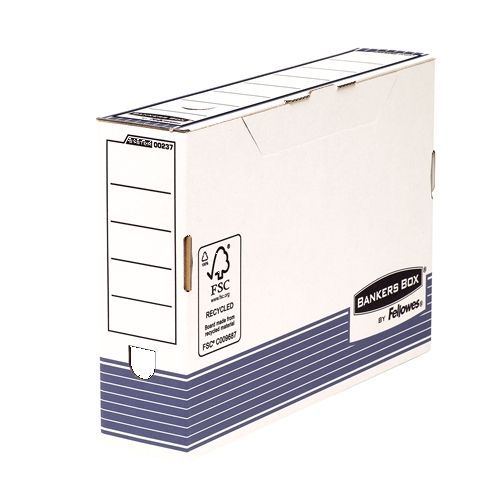 165946_1 Caja de Archivo Definitivo 80mm Folio - Montaje Automatico Fastfold - Carton Reciclado Certificacion FSC - Imagen 1