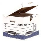 Contenedor de Archivos - Tapa Fija - Montaje Automático Fastfold - Cartón Reciclado Certificación FSC