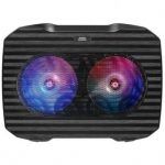 Base de Refrigeración para Portátil hasta 15.6" MNBC0 USB - 2 Ventiladores - Iluminación LED RGB Flow - Imagen 2