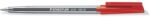 Staedtler Stick 430 Boligrafo con Capuchon - Punta 0.35mm - Tinta Endeleble - Color Rojo