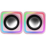 Mars Gaming MSCUBE Altavoces 8W - Iluminacion RGB - Sonido DSP - USB, Entrada Jack 3.5mm - Compactos y Ligeros - Imagen 2